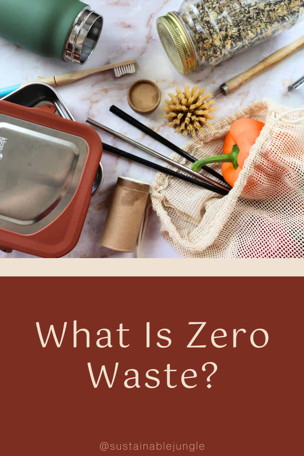 What Is Zero Waste? Image by Sustainable Jungle #whatiszerowaste #whatdoeszerowastemean #zerowastedefinition #zerowasteconcept #conceptofzerowaste #circulareconomy #sustainablejungle