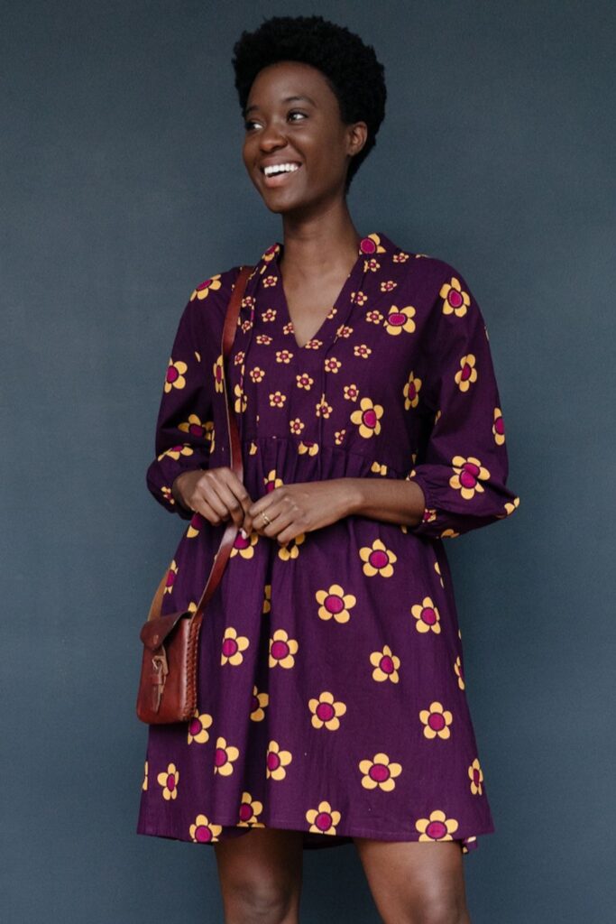 To help you find that ethically beautiful dress, here are some of the best fair trade and/or ethical dress brands who can help you minimize your environmental and social impact. Image by Mata Traders #fairtradedresses #ethicaldresses #sustainabledresses #sustainablejungle