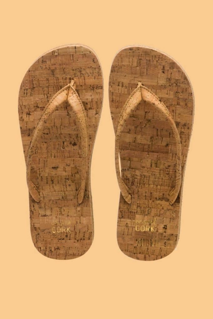 vegan leather flip flops