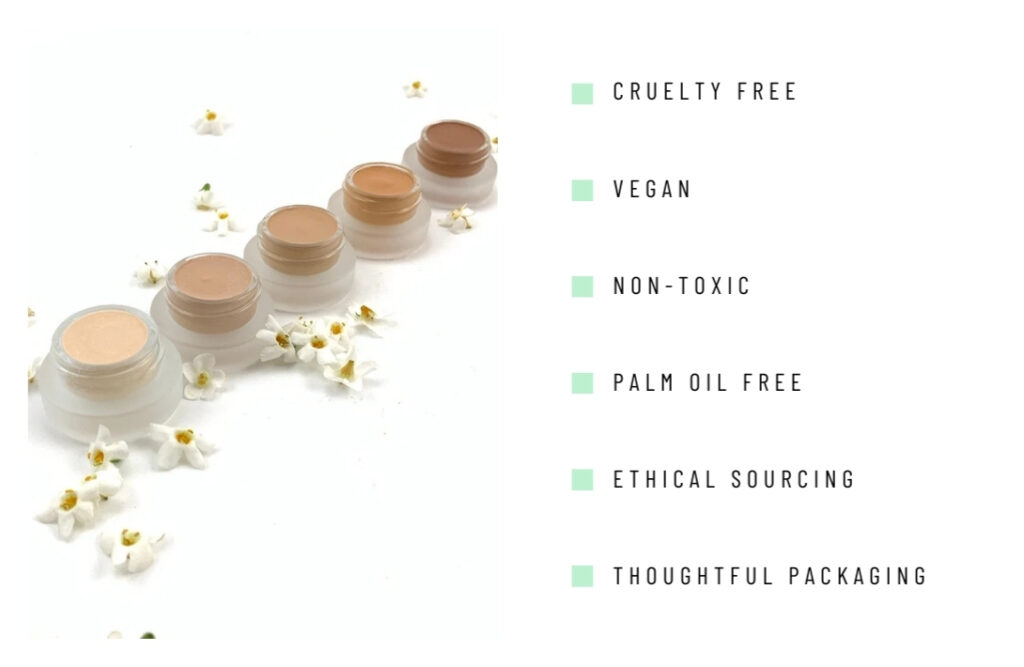 7 Zero Waste Concealer Options For An Eco-Friendly Cover-Up Image by Dab Herb Makeup #zerowasteconcealer #zerowastemakeupconcealer #veganzerowasteconcealer #ecofriendlyconealer #bestecofriendlyconcealer #sustainablejungle