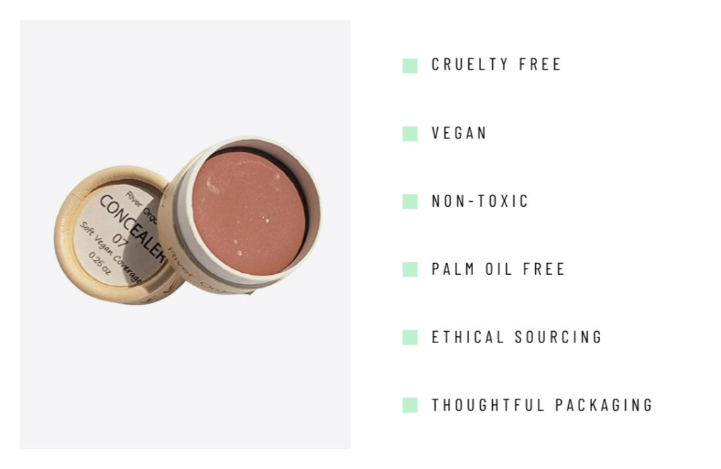 7 Zero Waste Concealer Options For An Eco-Friendly Cover-UpImage by River Organics#zerowasteconcealer #zerowastemakeupconcealer #veganzerowasteconcealer #ecofriendlyconealer #bestecofriendlyconcealer #sustainablejungle