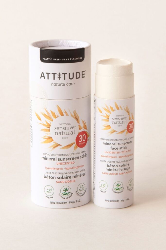 We’ve talked about reef-safe vegan sunscreen before, but this time we’re taking it a step further and looking for the best zero waste sunscreen. After all, plastic bottles aren’t good for the sea either. Image by ATTITUDE #zerowastesunscreen