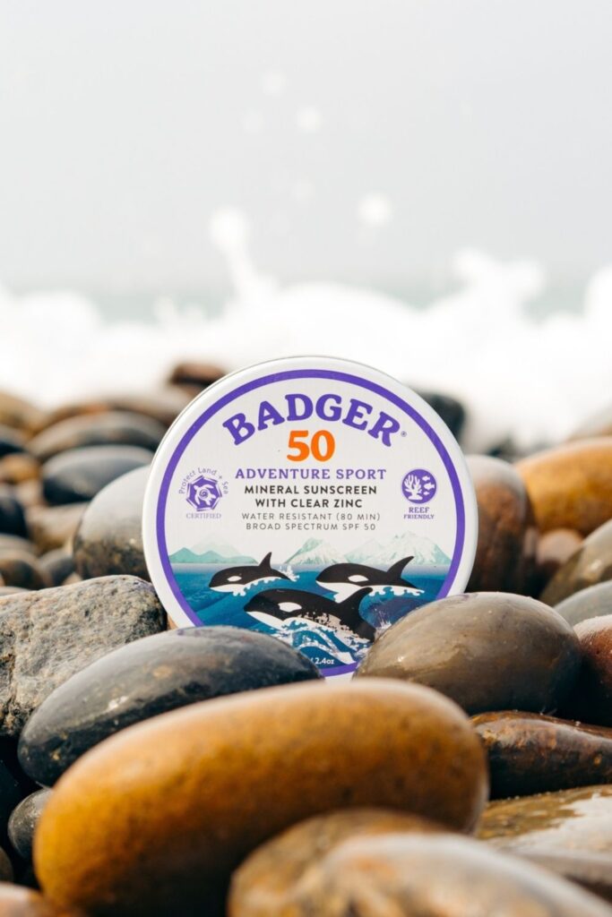 We’ve talked about reef-safe vegan sunscreen before, but this time we’re taking it a step further and looking for the best zero waste sunscreen. After all, plastic bottles aren’t good for the sea either. Image by Badger #zerowastesunscreen
