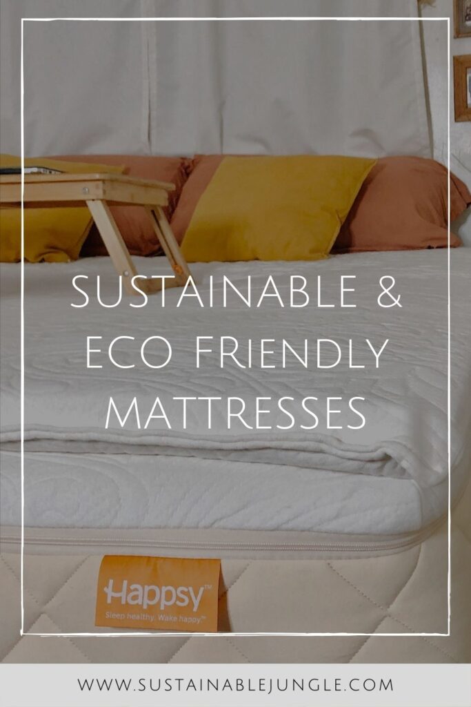 Stop Counting Sheep with a Eco Friendly & Sustainable Mattress Brands  Image by Happsy #sustainablemattress #ecofriendlymattress #sustainablejungle