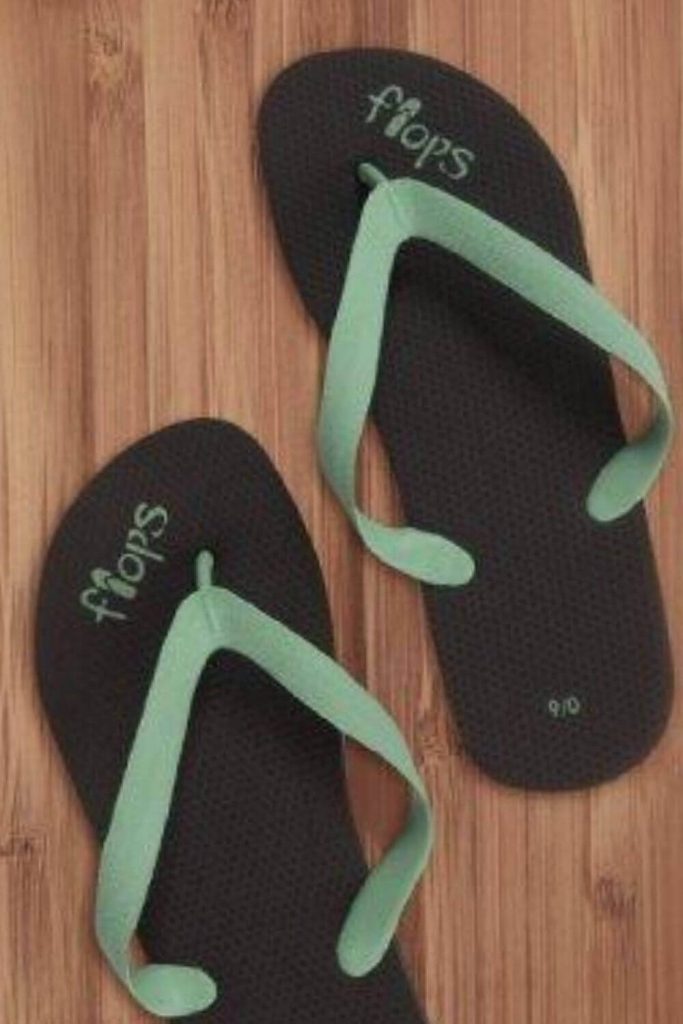 recycled flip flops