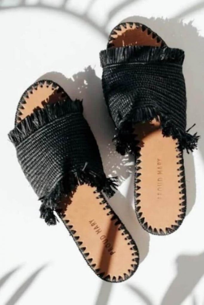 In the spirit of walking towards a greener future, we’ve been hunting for ethical and eco friendly sandals Image by Proud Mary #ecofriendlysandals #ethicalfashion