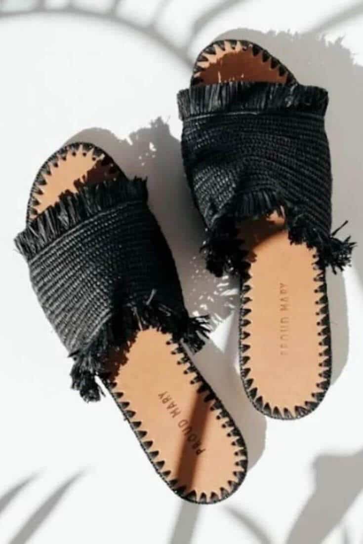 In the spirit of walking towards a greener future, we’ve been hunting for ethical and eco friendly sandals Image by Proud Mary #ecofriendlysandals #ethicalfashion