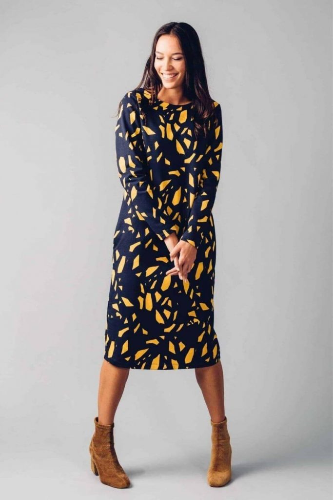 ethical wrap dress