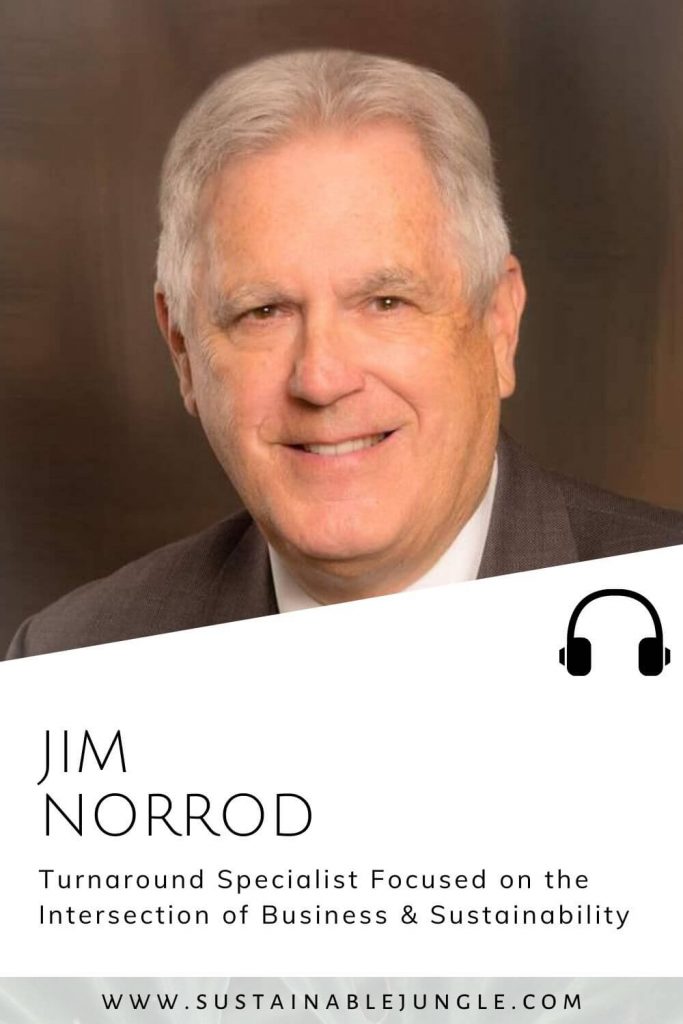 The Turnaround Specialist Focused on the Intersection of Business & Sustainability with Jim Norrod on the Sustainable Jungle Podcast #sustainablejungle