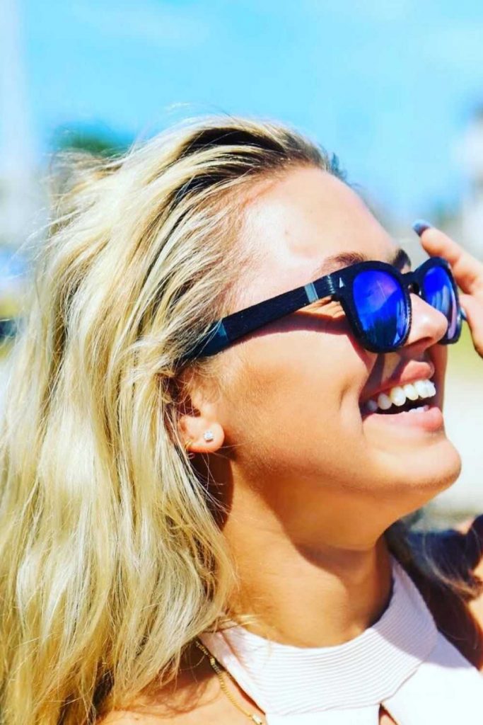 My dog chewed my sunglasses to bits so I have a legitimate reason to buy a new pair of eco friendly sunglasses and, at the same time, shed some light on sustainable sunglasses brands. Image by Norton Point #ecofriendlysunglasses #sustainablesunglasses #sustainablejungle