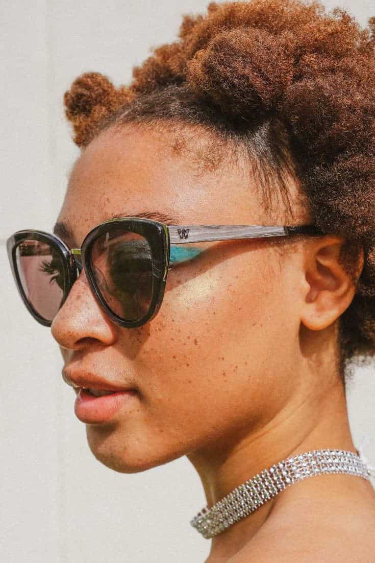 Summertime means long, bright days—which also means the perfect opportunity to shed some light on sustainable sunglasses.... Image by Woodzee #ecofriendlysunglasses #sustainablesunglasses #sustainablejungle