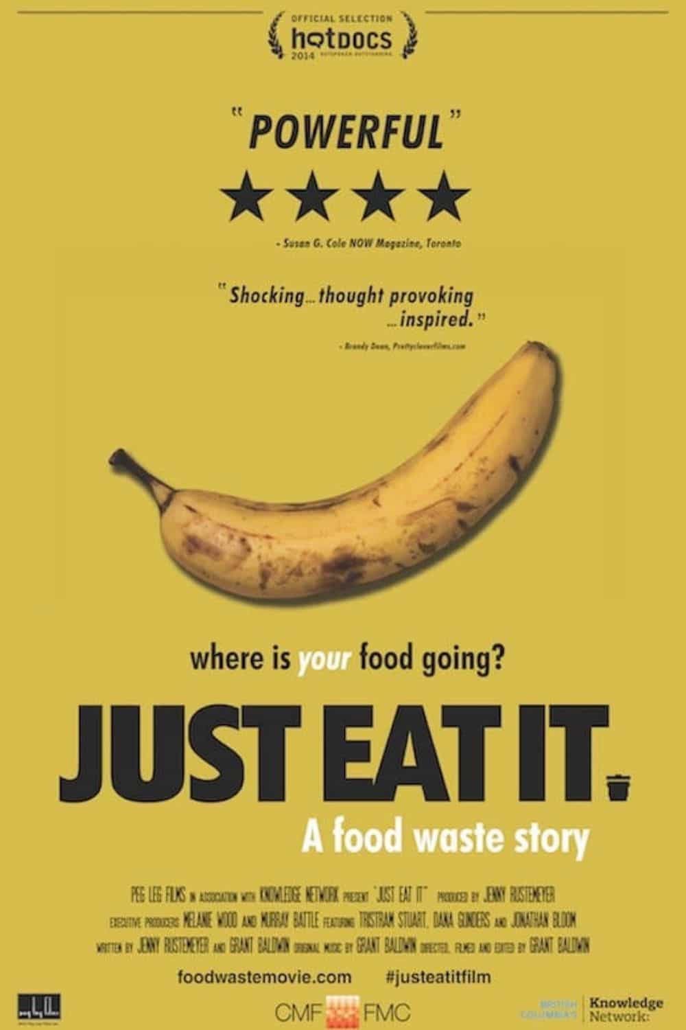 For that extended staycation you never planned on, here's our list of the best environmental films. Image by Just Eat It #environmentalfilms #bestenvironmentalfilms #sustainablejungle