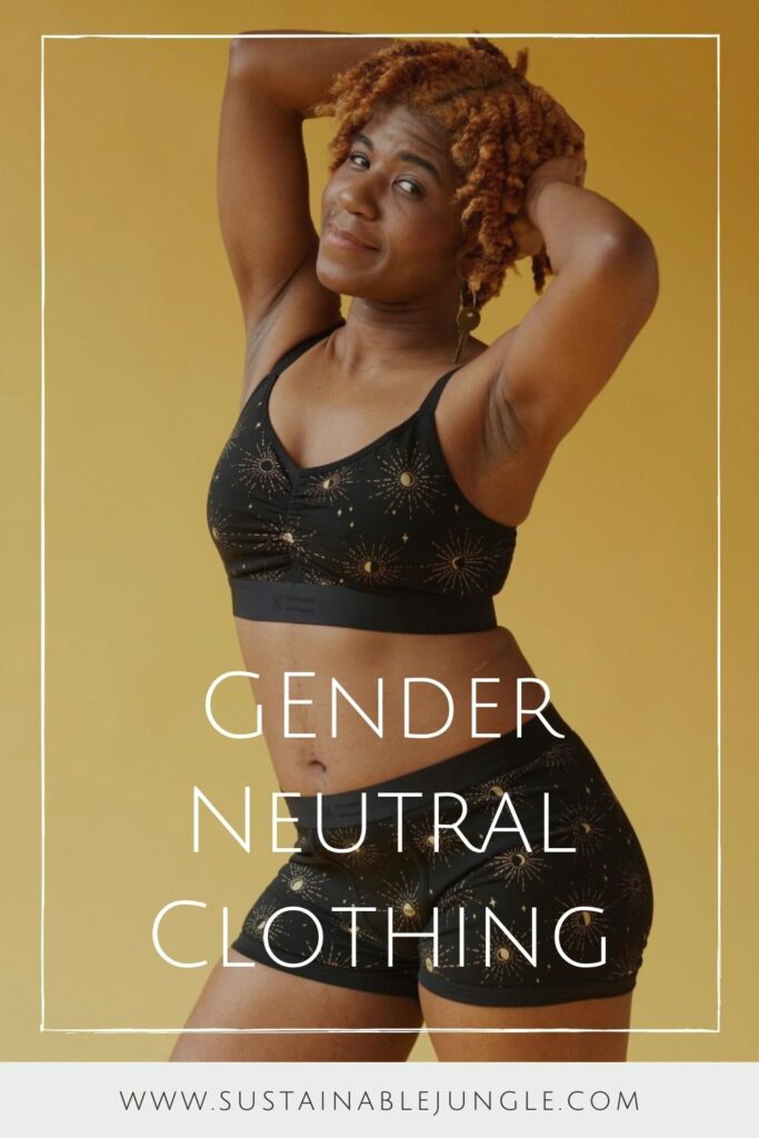 Binary fashion is coming to an end with a new breed of brands creating gender neutral clothing for more inclusive fluid fashion industry Image by TomboyX #genderneutralclothing #genderneutrallclothingbrands #nonbinaryclothing #nonbinaryclothes #sustainablejungle