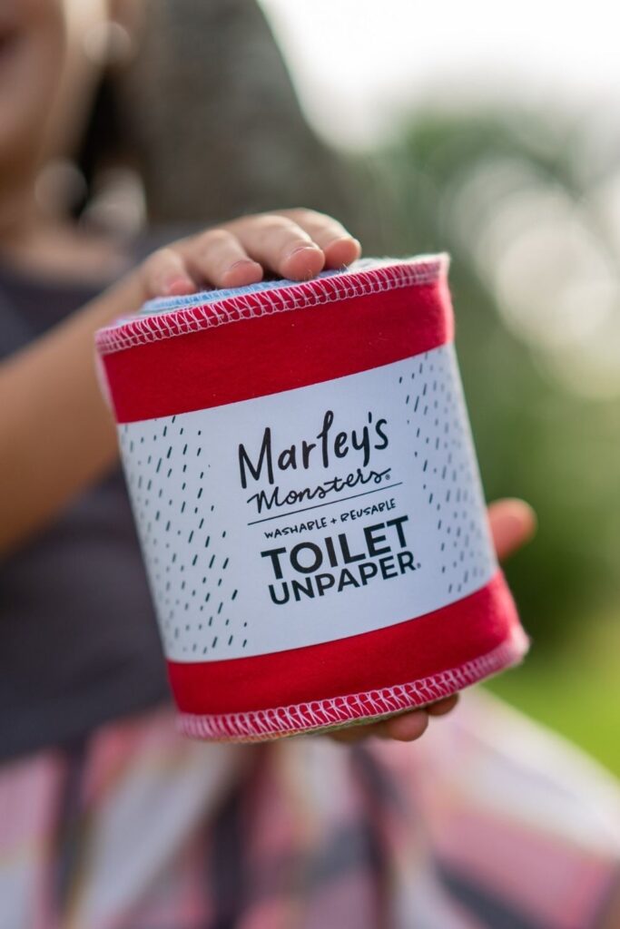 We’re going to get down and dirty and talk about sustainable butts and zero waste toilet paper. Believe it or not, there are more options than you might think! Image by Marley's Monsters #zerowastetoiletpaper #ecofriendlytoiletpaper #sustainablejungle