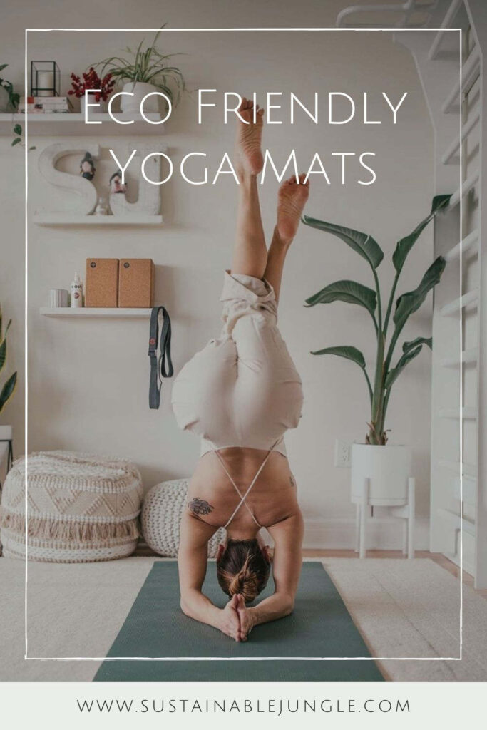 Why should sustainability stand in the way of your mid-morning vinyasa flow? It shouldn’t! So, here's the best eco friendly yoga mats.  Image by Manduka #ecofriendlyyogamats #sustainableyogamats #sustainablejungle