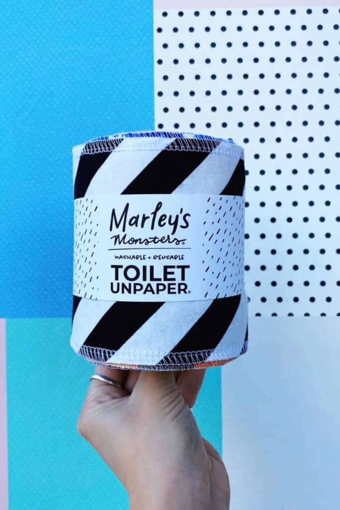 Let’s start giving a s*** about our planet, by starting with the best eco friendly toilet paper.  Image by Marley's Monsters #ecofriendlytoiletpaper #sustainabletoiletpaper #sustainablejungle