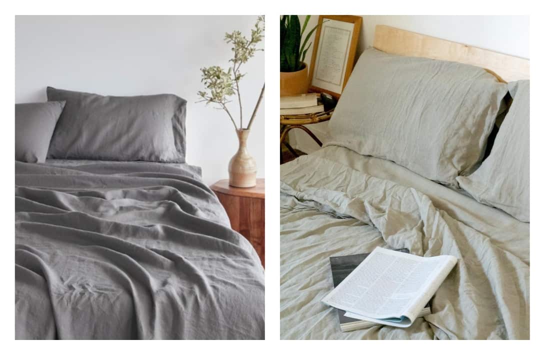 9 Affordable Linen Sheets For More Sustainable SlumberImages by Coyuchi#linensheets #affordablelinensheets #linenbedding #flaxlinensheets #cheaplinenbedding #linenbedhseets #sustainablejungle