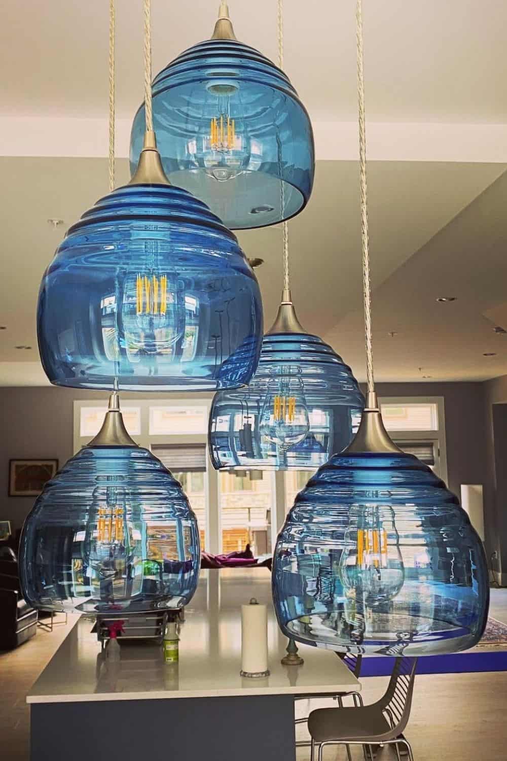 High-end Glass Art and Custom Glass Blown Lighting