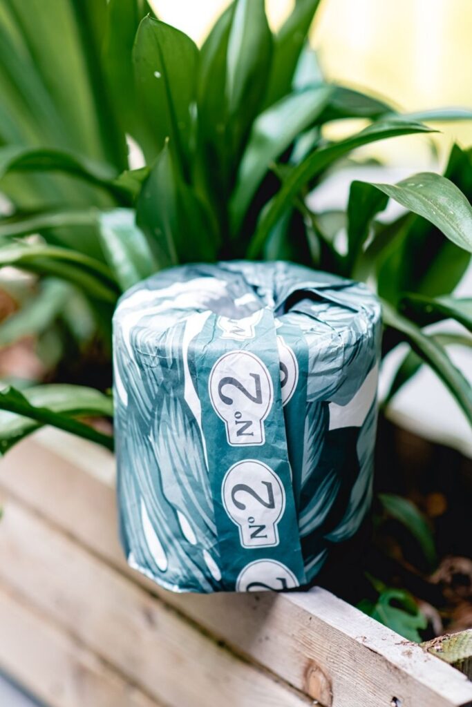 Let’s start giving a s*** about our planet, by starting with the best eco friendly toilet paper. Image by No. 2 #ecofriendlytoiletpaper #sustainabletoiletpaper #sustainablejungle