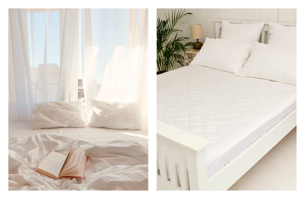 9 Natural & Organic Mattress Protectors To Extend Your Sustainable SlumberImages by Ethical Bedding#organicmattressprotectors #organicmattresspad #organiccottonmattressprotector #nontoxicwaterproofmattresspad #nontoxicmattessprotectors #nontoxicmattresscover #sustainablejungle