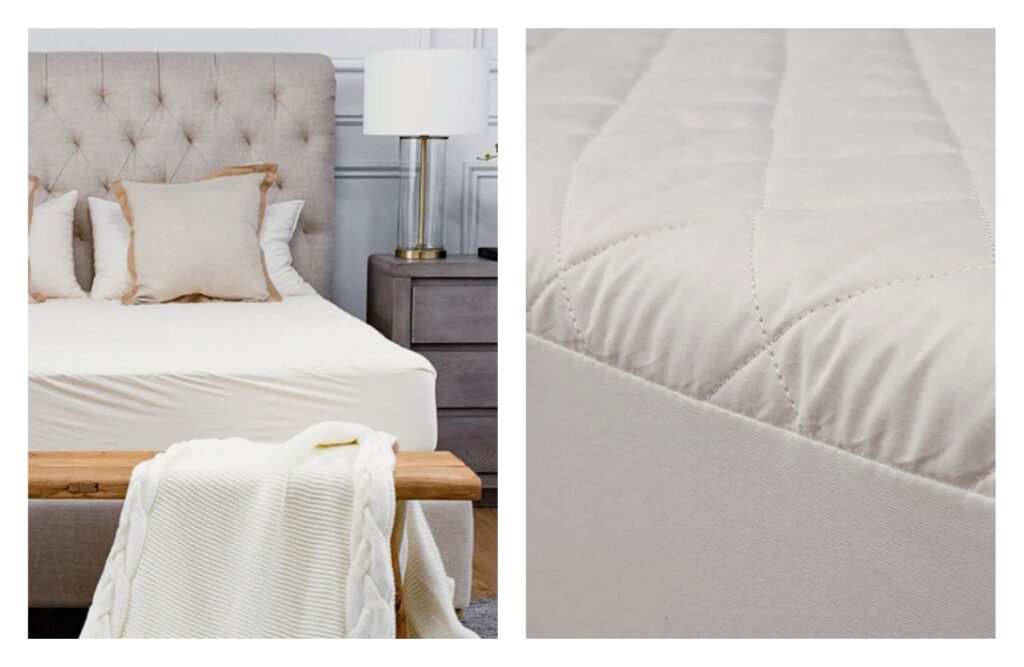 9 Natural & Organic Mattress Protectors To Extend Your Sustainable SlumberImages by PlushBeds#organicmattressprotectors #organicmattresspad #organiccottonmattressprotector #nontoxicwaterproofmattresspad #nontoxicmattessprotectors #nontoxicmattresscover #sustainablejungle