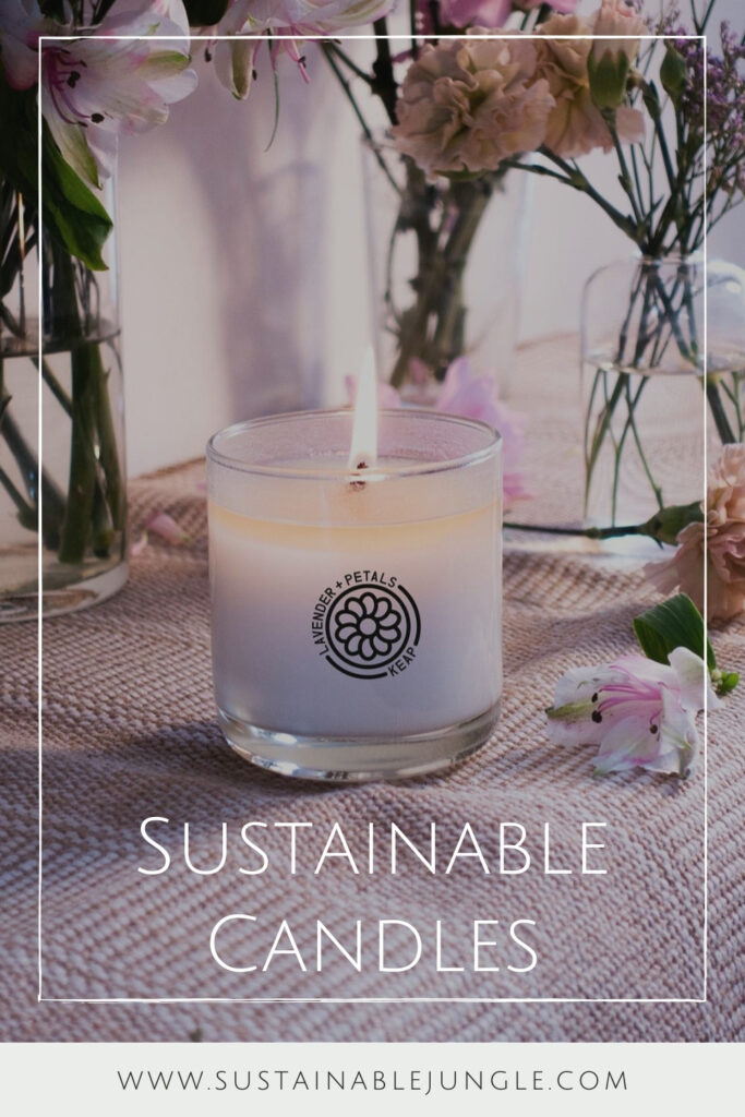 The advantages of sustainable candles are many. They’re better for our homes, better for our families, better for our lungs, and better for our planet. Not to mention better for our nerves… and isn’t that what candles are all about? Image by Keap Candles #sustainablecandles #ecofriendlycandles #sustainablejungle