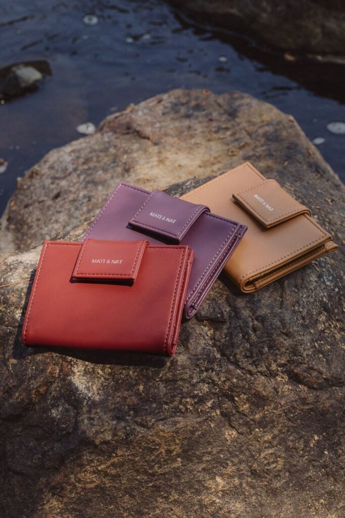 Keep your cash green and pay it forward through the purchase of a sustainable wallet. Not one made with toxin-tanned leather and plastic-based synthetics. Image by Matt & Nat #sustainablewallet #ecofriendlywallet #sustainablejungle