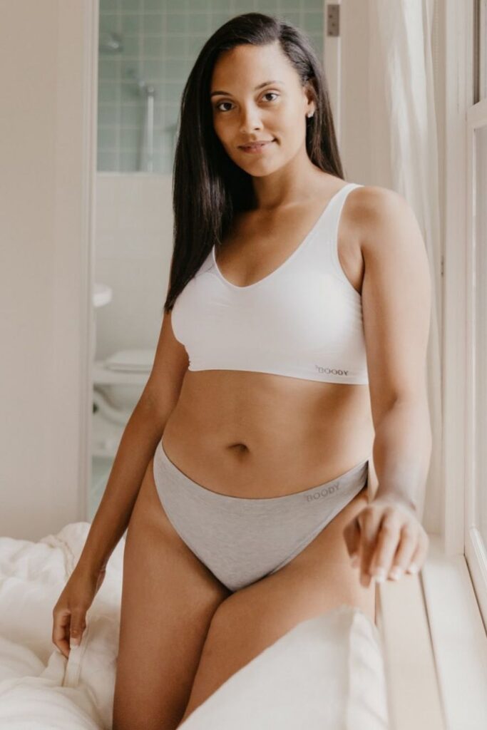Don’t get your panties in a bunch—here’s a brief (pun intended) list of the best organic underwear brands for you. Image by Boody #organicunderwear #organicunderwearbrands #sustainablejungle