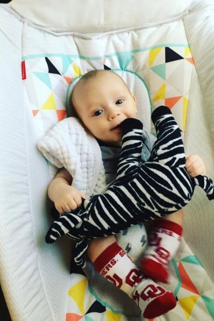 We've explored what it means to raise a zero waste baby, but what about zero fuss babies...you know, a baby playing happily with their new non toxic and organic baby toys. Image by Bears For Humanity #organicbabytoys #organicbabytoysmadeintheusa #bestorganicbabytoys #nontoxicbabytoys #bestnontoxicbabytoys