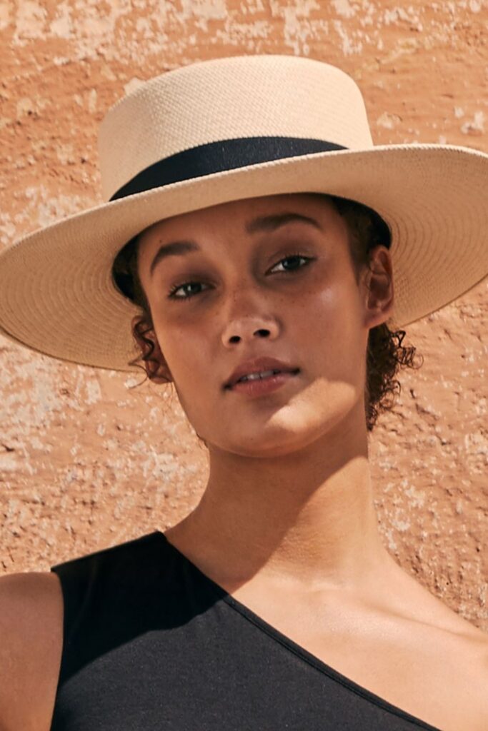 Style, sustainability, AND skin protection?! How’s that for a hat trick? Here's our list of the best sustainable and fair trade hats that do a whole lot of good... Image by Cuyana #sustainablehats #fairtradehats #sustainablejungle