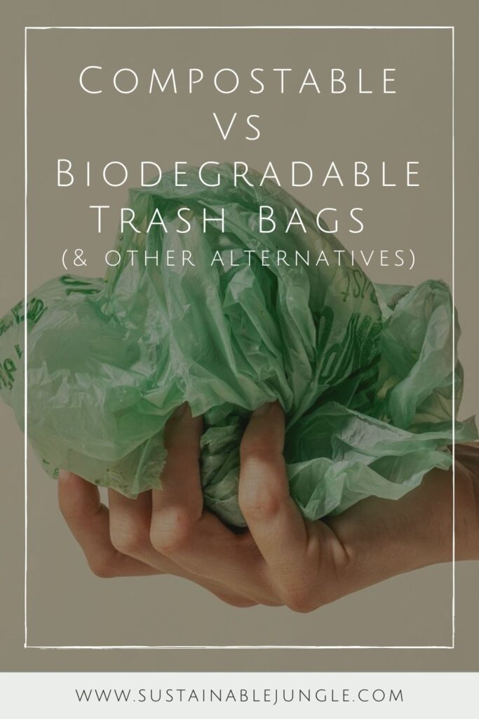 Recently rubbish-disposal trends have seen an explosion of compostable and biodegradable trash bags. But, just as all “trash” isn’t equal, we shouldn’t view all “Earth-friendly” trash bags as equal either Image by Biobag #biodegradeabletrashbags #compostabletrashbags #sustainablejungle