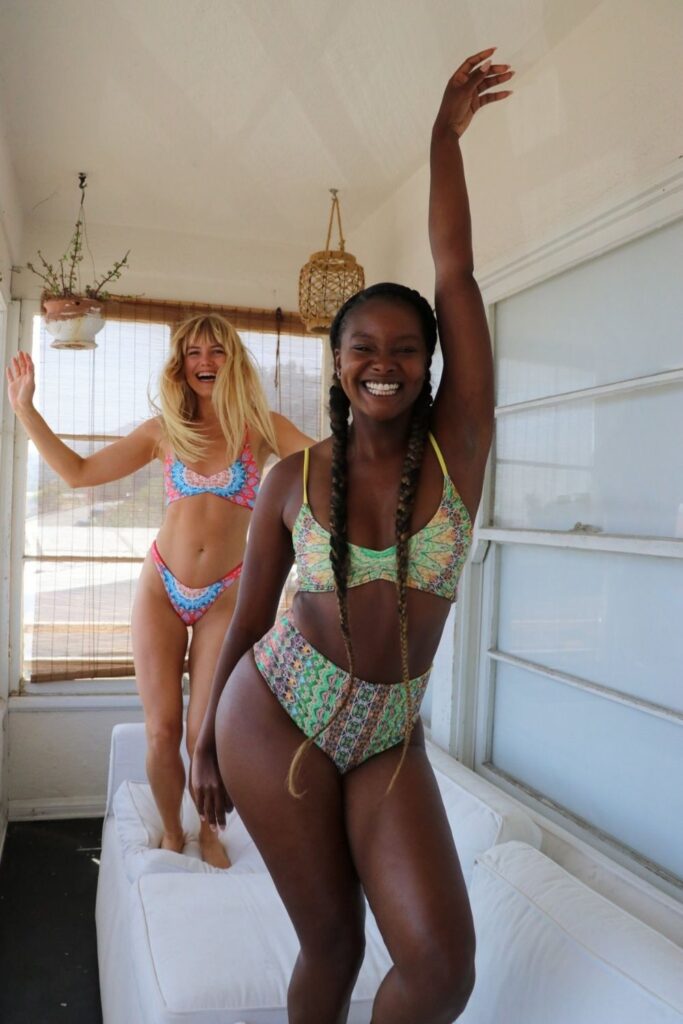 Along with warm nights and long days comes a sometimes-loved, but often-dreaded, task: finding a swimsuit. We hope this guide to ethical and sustainable swimwear brands proves helpful! Image by Wolven #sustainableswimwear #ethicalswimwear #sustainablejungle