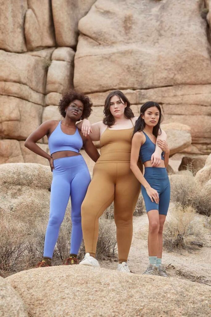After spending lots of time researching what makes fashion sustainable, we now present this masterlist of the best sustainable clothing brands... Image by Girlfriend Collective #sustainableclothing #ethicalfashion