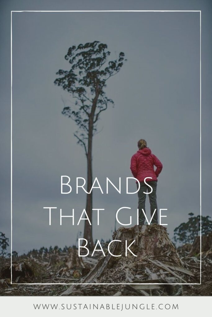 We’re not advocating you go on a shopping spree here. The most sustainable products are those you already own. However, if you do need something new, consider buying from one of these companies that give back. Image by Patagonia #brandsthatgiveback #brandsthatgivebackwithpurchase #clothingbrandsthatgiveback #fashionbrandsthatgiveback #brandsthatgivebacktocharity