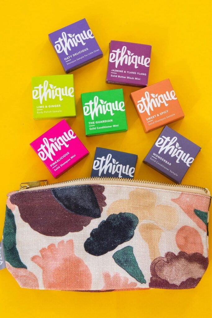 We’re not advocating you go on a shopping spree here. The most sustainable products are those you already own. However, if you do need something new, consider buying from one of these brands that give back. Image by Ethique #brandsthatgiveback #brandsthatgivebackwithpurchase #clothingbrandsthatgiveback #fashionbrandsthatgiveback #brandsthatgivebacktocharity