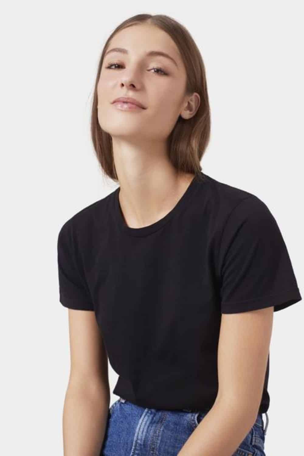 colored crew neck t shirts