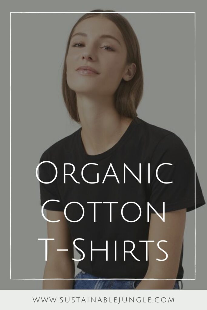 Aside from feeling soft and breathable (almost like being naked), organic cotton t-shirts have a minimal—and in some cases positive—impact on our planet. Image by Colorful Standard #organiccottontshirts #sustainablejungle