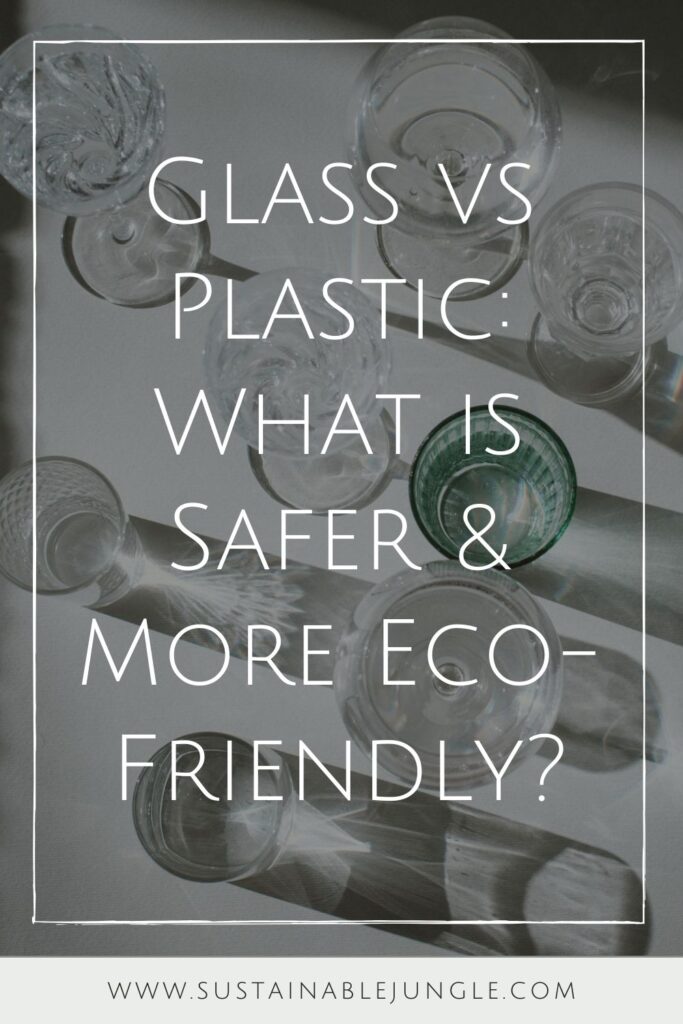 It’s the glass vs plastic showdown! These materials have become essential in any household, but which one is better for us? For other people? For our planet? Photo by Vladimir Gladkov on Unsplash #glassvsplastic #sustainablejungle