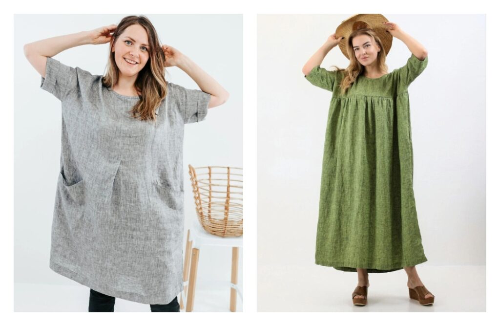 7 Plus-Size Linen Clothing Brands For The Perfect Eco Flax-FitImages by Linenbee#plussizelinenclothing #plussizewomenslinenclothing #plussizelinendresses #plussizelinenpants #plussizelinentops #linenclothingplussize #sustainablejungle