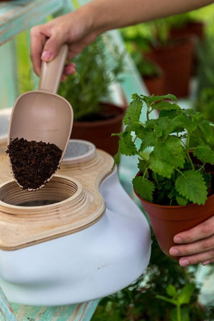 You don’t need 5.5 acres or an intricate outdoor composting setup to get in on the composting game. With the availability of various indoor compost bins, anyone anywhere can responsibly transform their food scraps and reduce their footprint. Image by Uncommon Goods #indoorcompostbins #sustainablejungle