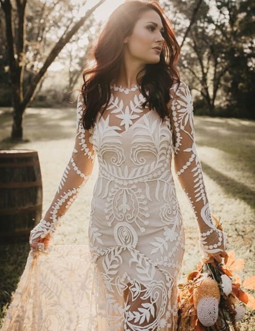 13 Eco-Friendly & Sustainable Wedding Dresses To Naturally Tie The KnotImage by Once Wed#sustainableweddingdresses #sustainableweddingdressdesigners #affordablesustainableweddingdresses #allnaturalweddingdresses #naturalfiberweddingdresses #sustainableweddingdressused #sustainablejungle