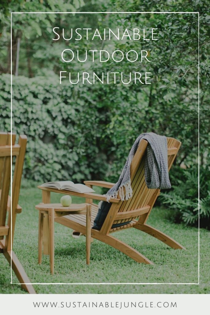 The grill is sizzling, the sun is setting, and the fireflies are flickering. The perfect picture, right? But it could be even better if it featured sustainable outdoor furniture. Image by Masaya & Co. #sustainableoutdoorfurniture #ecofriendlyoutdoorfurniture