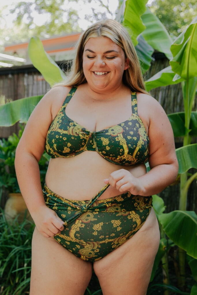 Along with warm nights and long days comes a sometimes-loved, but often-dreaded, task: finding a swimsuit. We hope this guide to ethical and sustainable swimwear brands proves helpful!  Image by Kitty and Vibe #sustainableswimwear #ethicalswimwear  #sustainablejungle