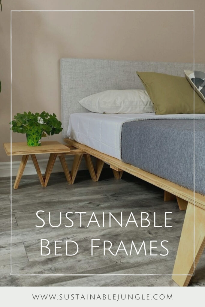 Put your worries (and yourself) to bed with eco friendly and non toxic bed frames. Image by Quagga Designs #nontoxicbedframes #ecofriendlybedframes #sustainablebedframes