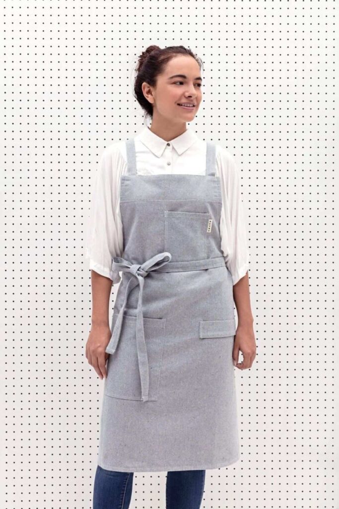 Organic cotton women's apron and mini me apron online in Hong Kong