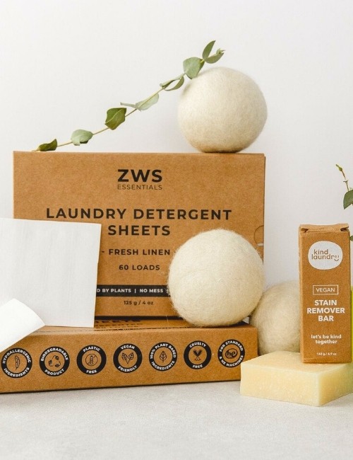 9 Laundry Detergent Sheets To Make Laundry Day A Breeze Image by ZeroWasteStore #laundrydetergentsheets #bestlaundrydetergentsheets #sustainablejungle