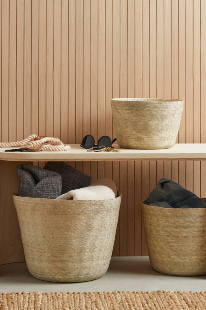 If you’re close to throwing in the towel, our list of sustainable laundry baskets might help take a [laundry] load off your mind. Image by Parachute #sustainablelaundrybasket #ecofriendlylaundrybaskets #sustainablejungle