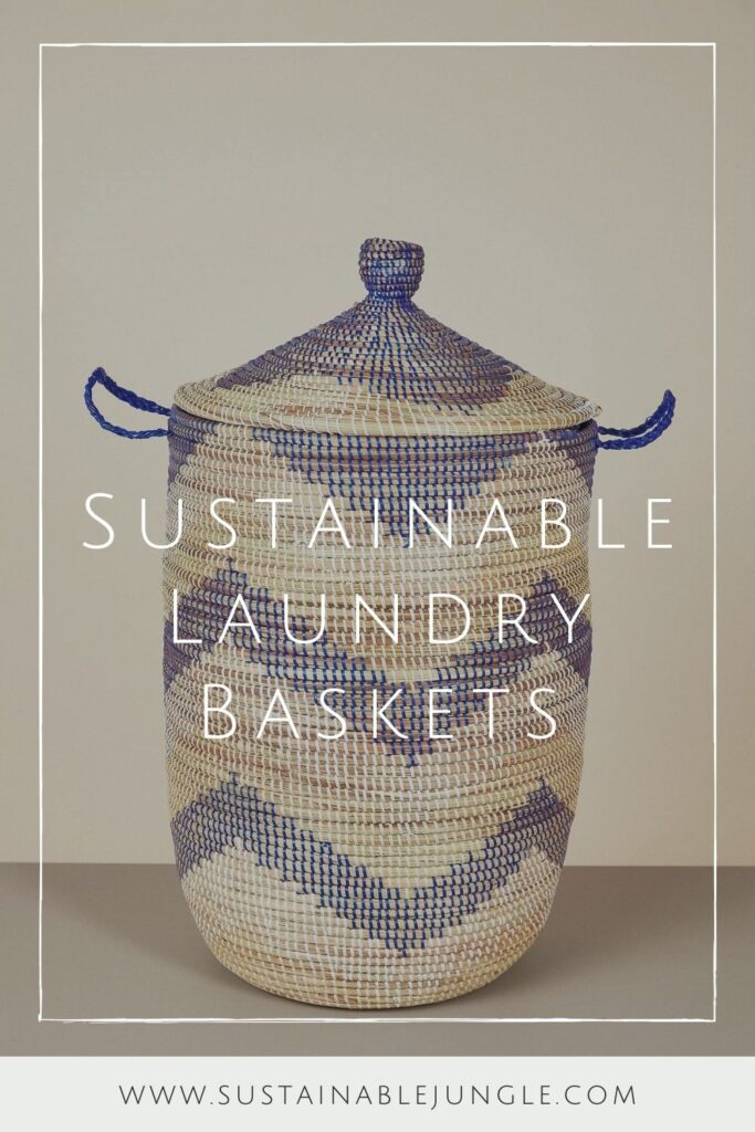 If you’re close to throwing in the towel, our list of sustainable laundry baskets might help take a [laundry] load off your mind. Image by Mbare #sustainablelaundrybasket #ecofriendlylaundrybaskets #sustainablejungle