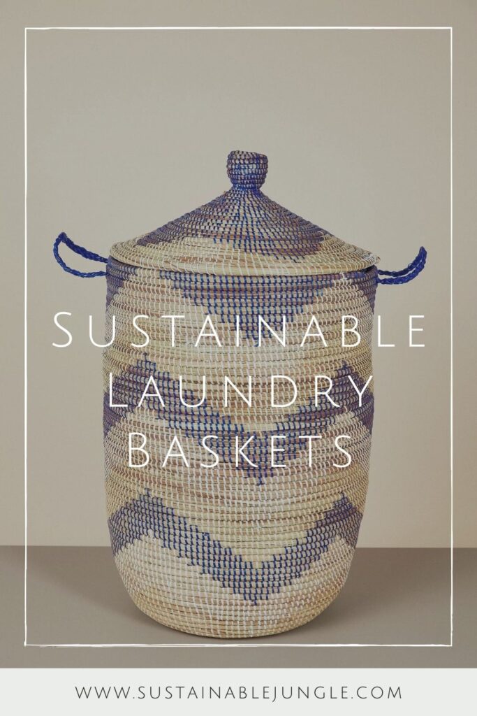 If you’re close to throwing in the towel, our list of sustainable laundry baskets might help take a [laundry] load off your mind. Image by Mbare #sustainablelaundrybasket #ecofriendlylaundrybaskets #sustainablejungle