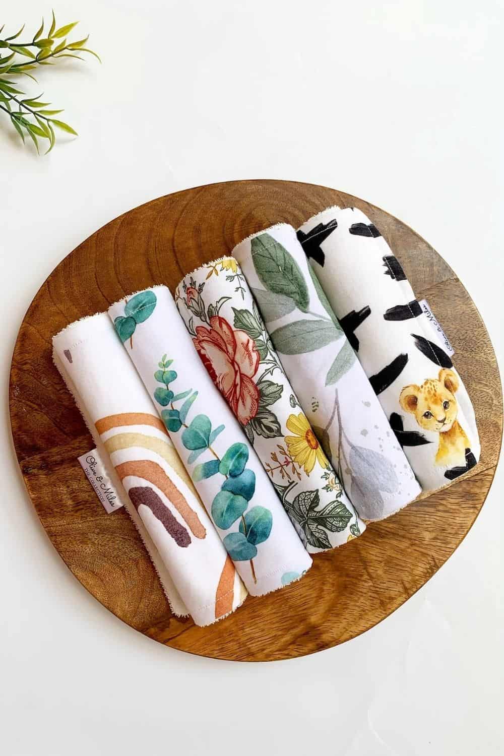 Switching to eco friendly baby wipes—especially the reusable kind—is one relatively simple way to clean up more than your baby’s bottom. Image by Olive and Miles Co. #ecofriendlybabywipes #compostablebabywipes #sustainablejungle